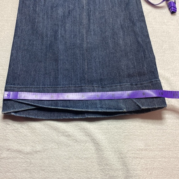 7 for all mankind dark wash dojo blue jeans size 30 - Picture 9 of 13